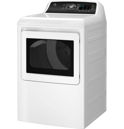 GTD58GBSVWS GE® 7.4 cu. ft. Capacity Gas Dryer with Up To 120 ft. Venting and Sensor Dry