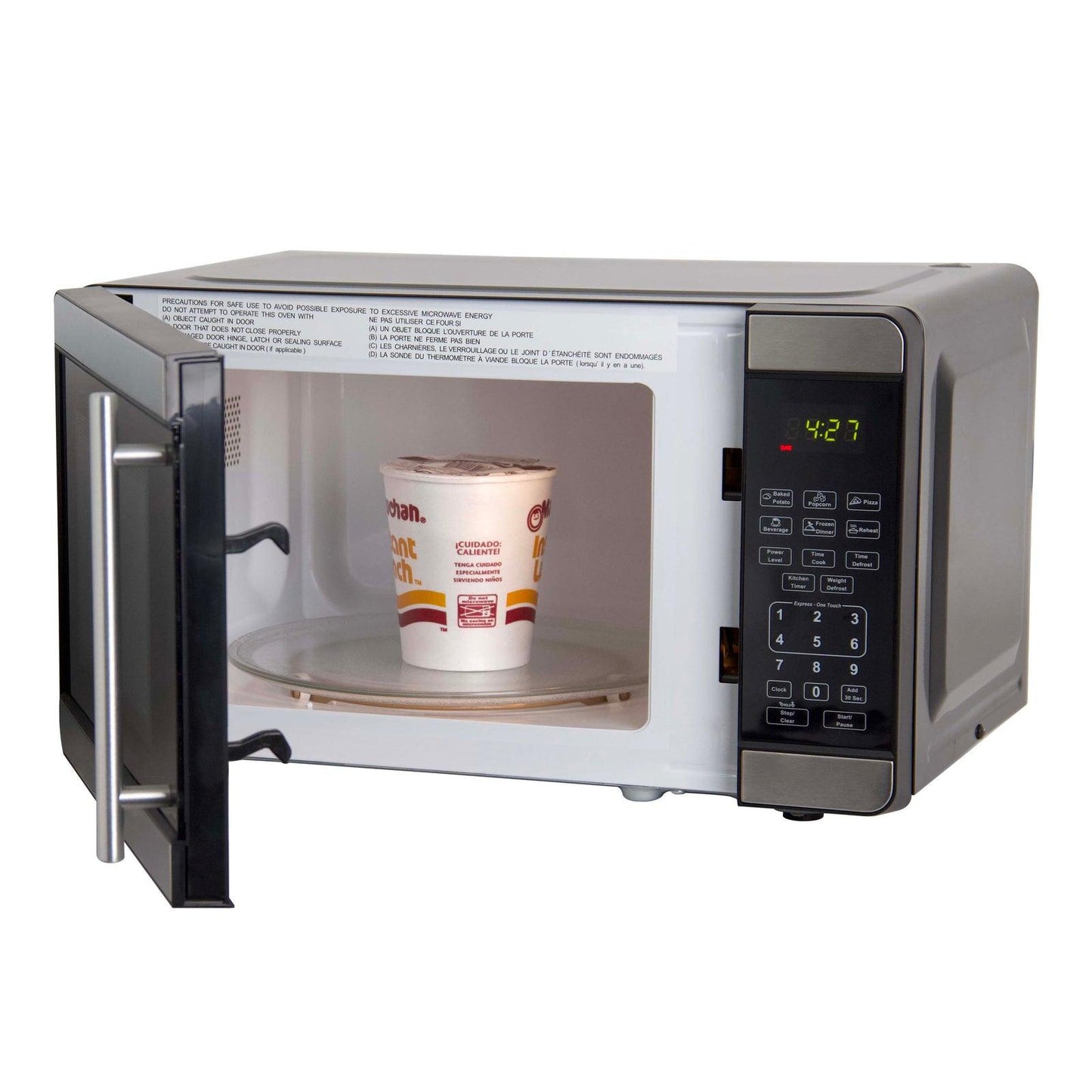 MT7V3S Avanti Countertop Microwave Oven, 0.7 cu. ft. - Stainless Steel