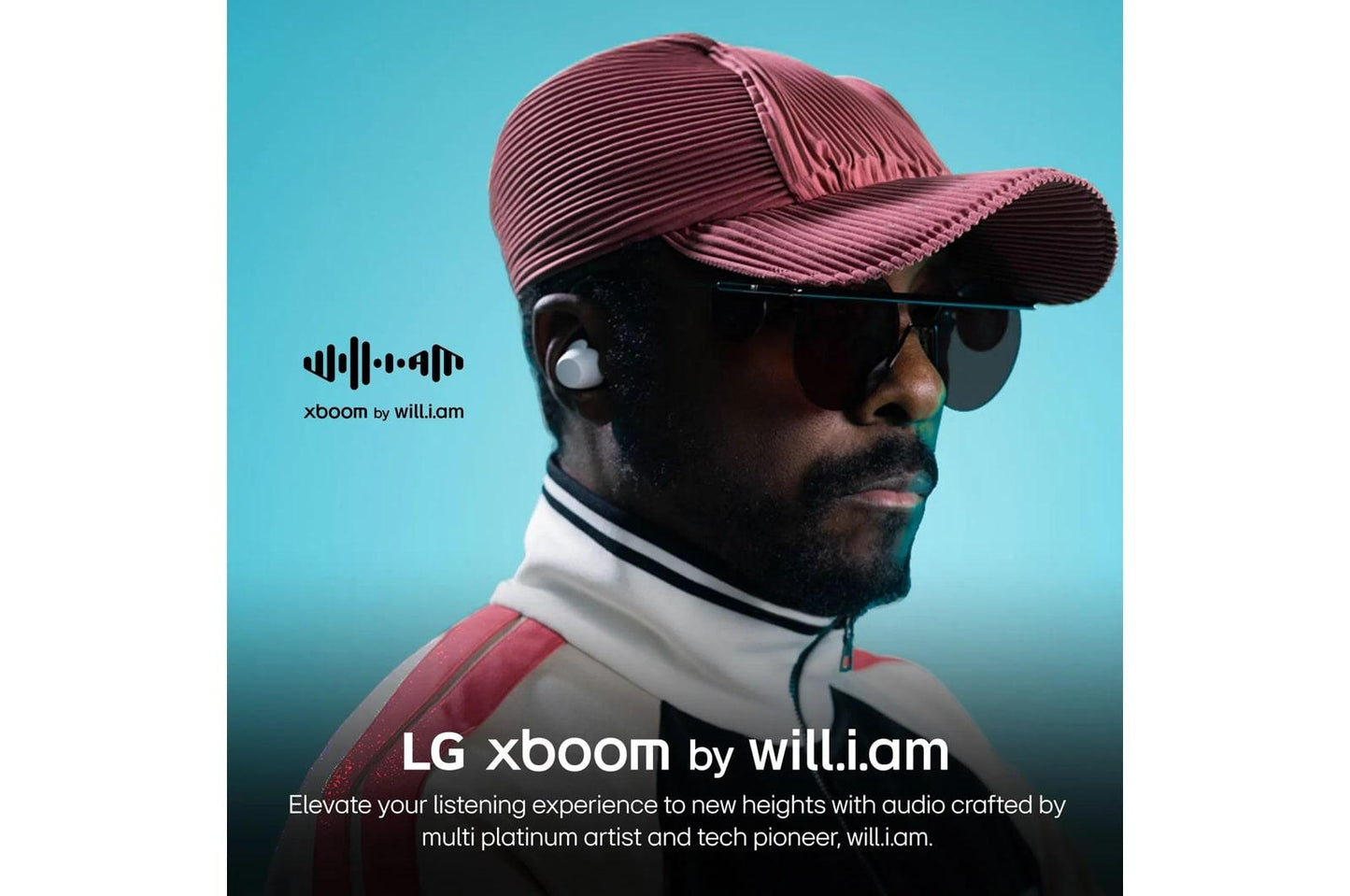 BUDSAUSALWH LG xboom Buds by will.i.am  Bluetooth Earbuds  xboom Signature Sound with Graphene Driver, White
