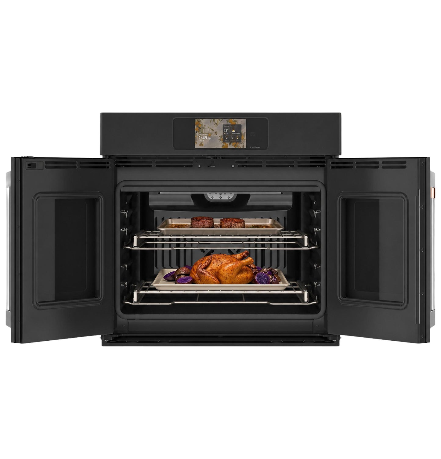 Cafe CTS90FP3ZD1 CAF(EBACK)™ Professional Series 30" Smart Built-In Convection French-Door Single Wall Oven