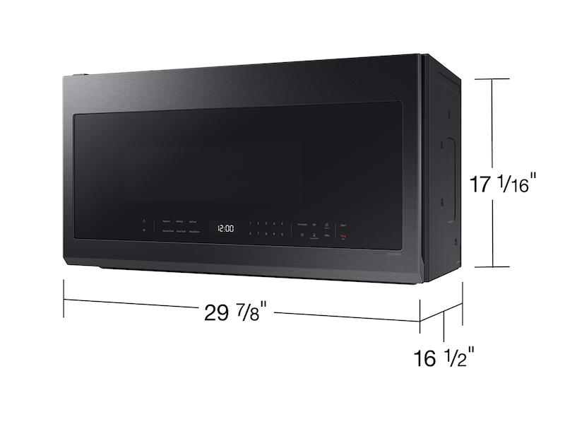 Samsung ME21DG6300MT 2.1 cu. ft. Over-the-Range Microwave with Wi-Fi in Matte Black Steel