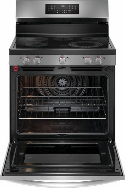 Frigidaire GCRE3060BF 30" Rear Control Electric Range with Total Convection