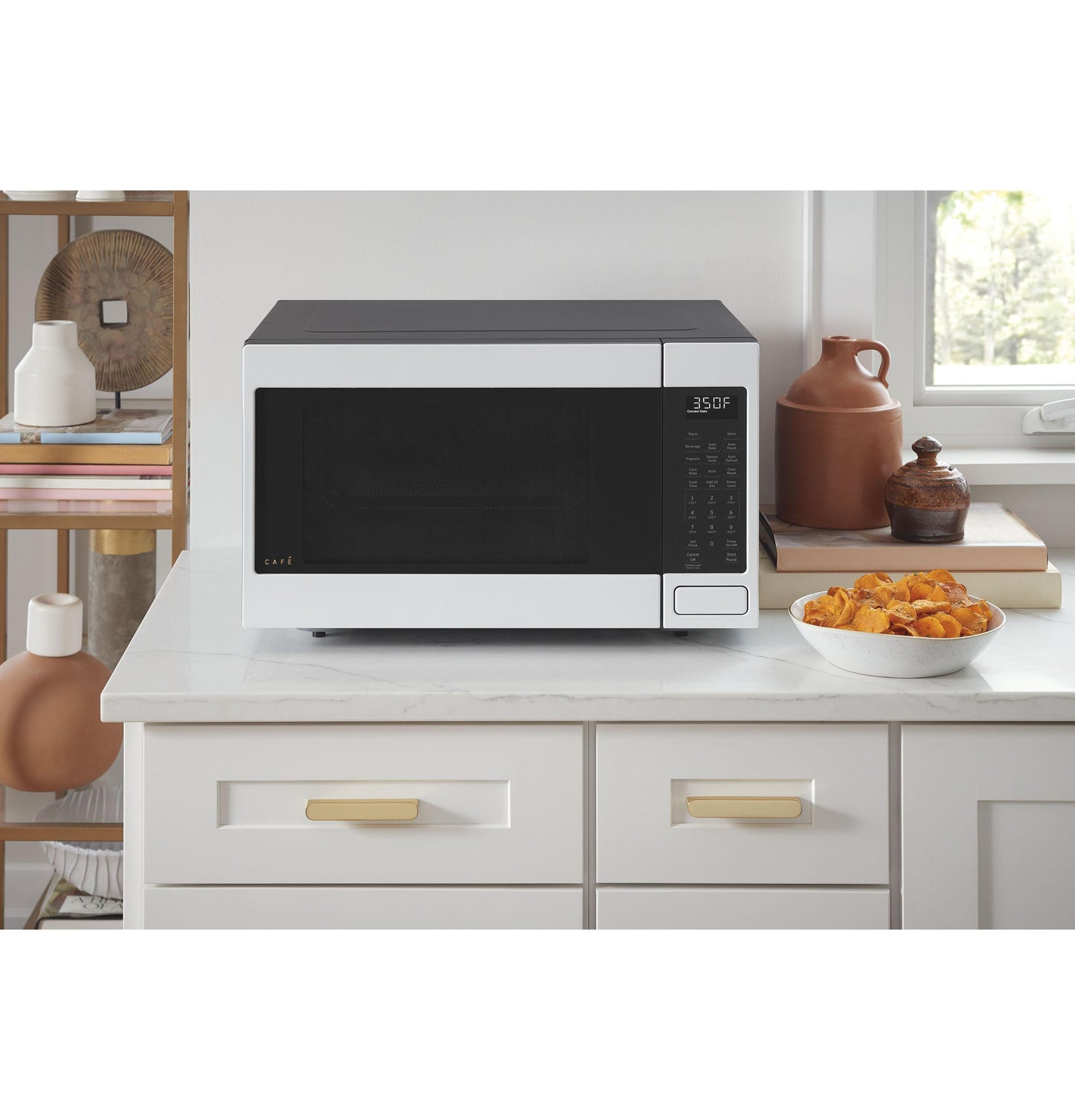 Cafe CCWK15C1WSS CAF(EBACK)™ 1.5 Cu. Ft. Smart Countertop Convection/Microwave Oven
