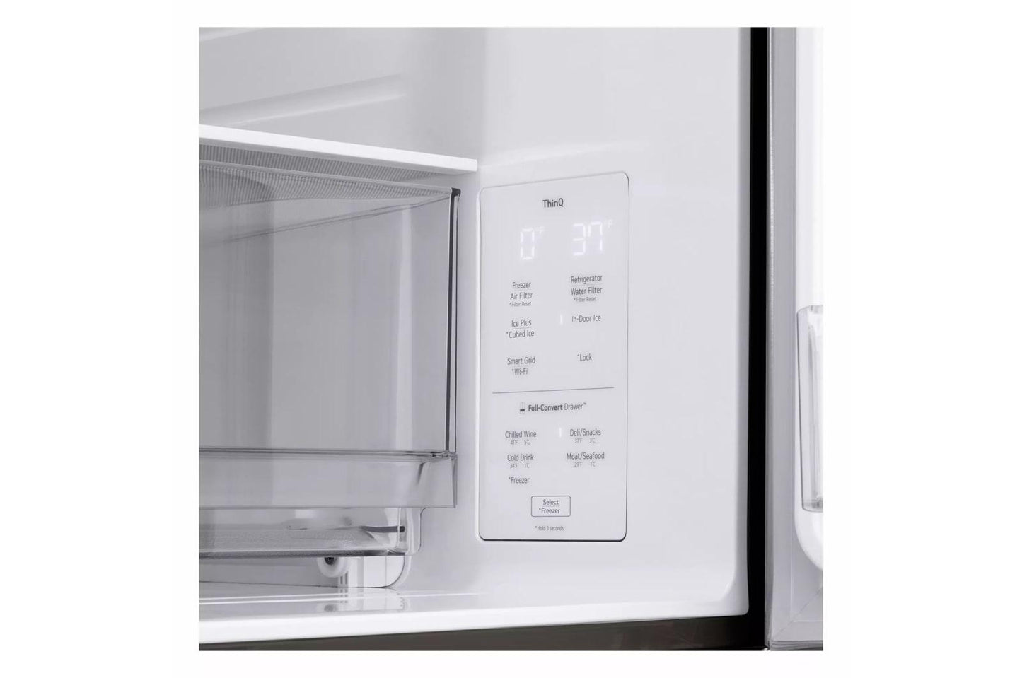 Lg LF29H8330D 29 cu. ft. Smart Standard-Depth MAX™ 4-Door French Door Refrigerator with Full-Convert Drawer™