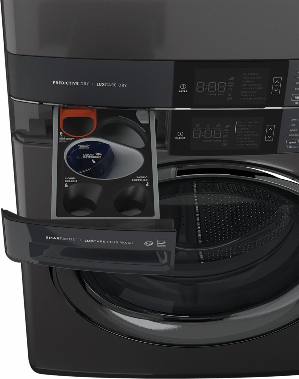 ELTG7600AT Electrolux Laundry Tower Single Unit Front Load 4.5 Cu. Ft. Washer & 8 Cu. Ft. Gas Dryer