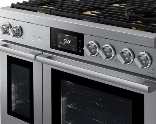 Dacor 48" Dual-Fuel Steam Range, Silver Stainless, Natural Gas/Liquid Propane