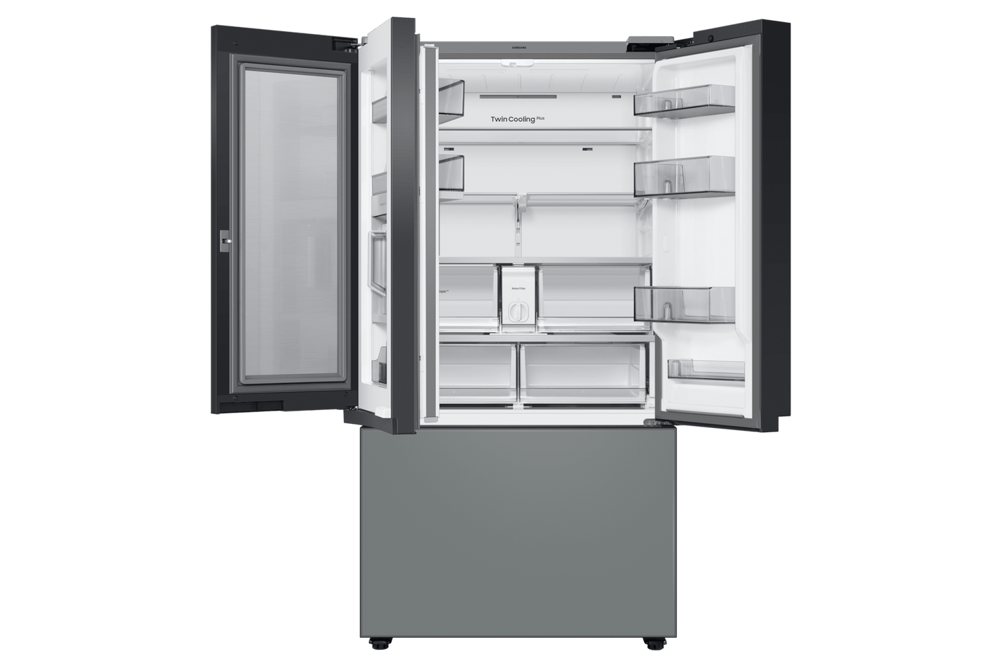 Samsung RF30BB69006M Bespoke AI 3-Door French Door Family Hub™ & Beverage Center™  Dual Ice Maker  30 cu.ft.