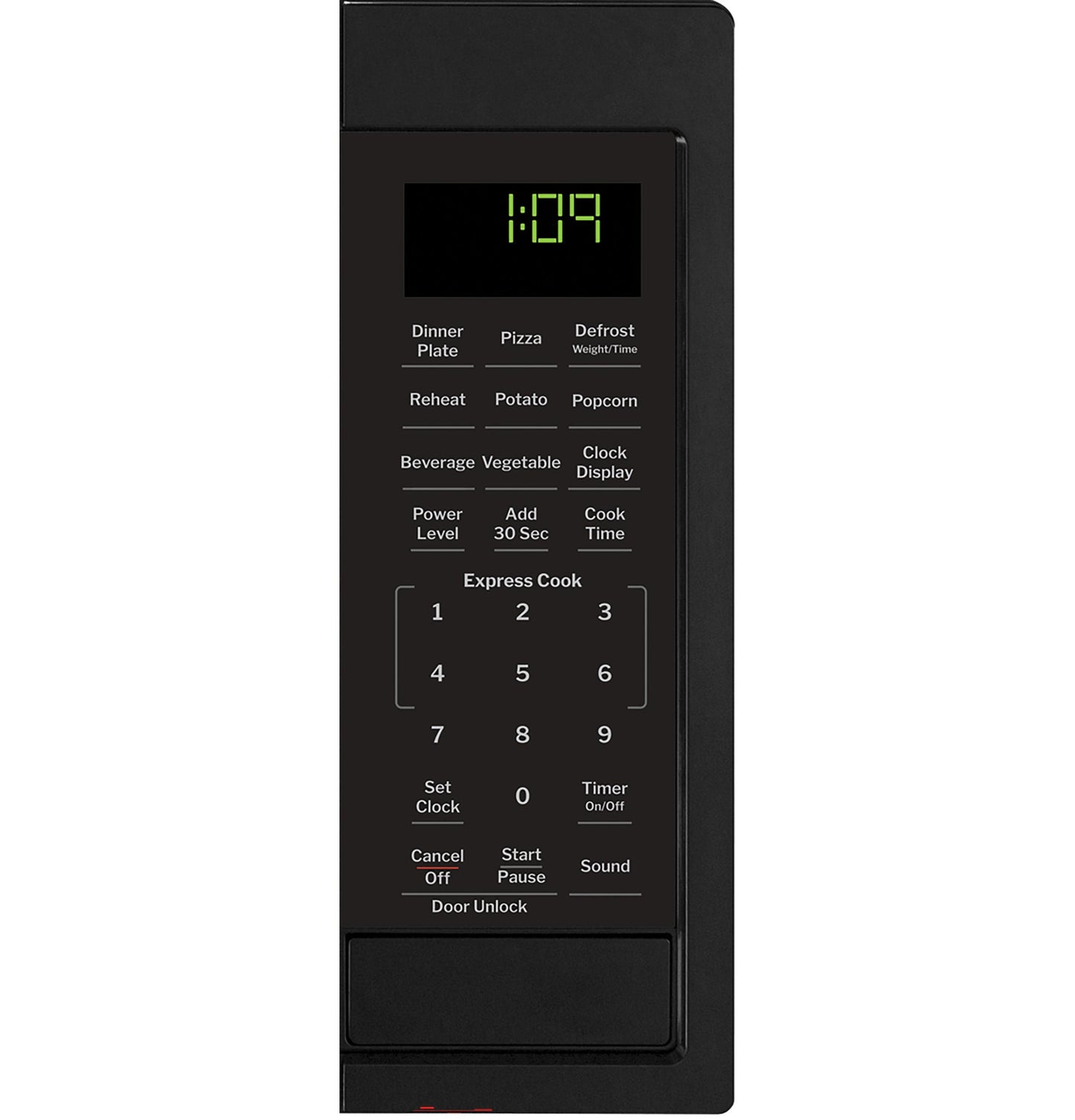 GCBK09N1WBB GE® 0.9 Cu. Ft. Capacity Built-In Microwave Oven