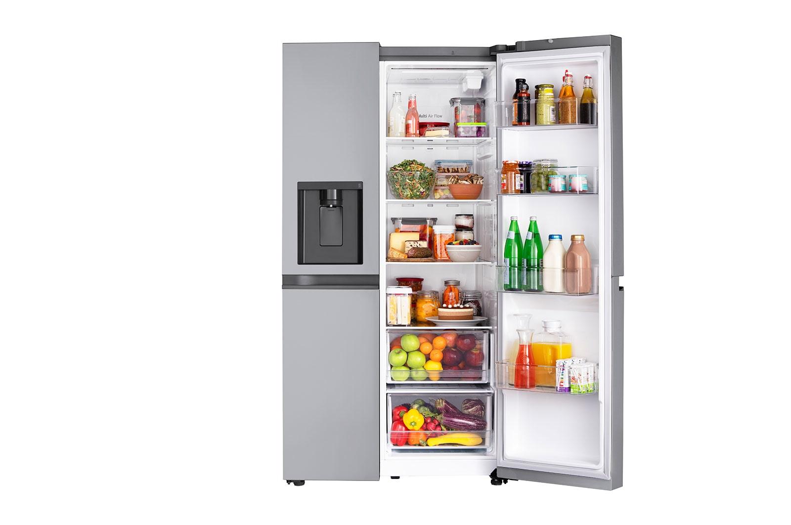 Lg 28 cu.ft. Capacity Side-by-Side Refrigerator with External Water Dispenser