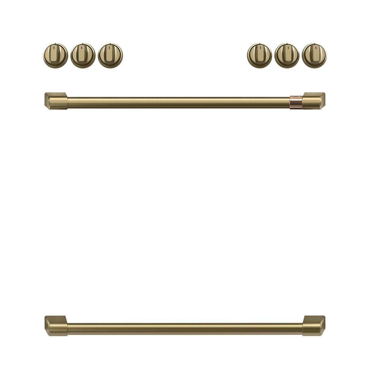 Cafe Caf(eback)™ Handle Kit - Range Brushed Brass