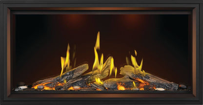 Napoleon Bbq TLV50LN Tall Linear Vector 50 with Luminous Logs with Luminous Logs