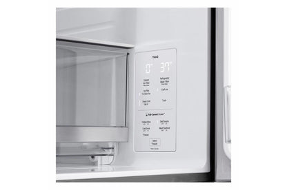 Lg LF29S9775S 29 cu. ft. Standard-Depth MAX™ 4-Door French Door Refrigerator with Mirror InstaView® MyColor™ and Mini Craft Ice™