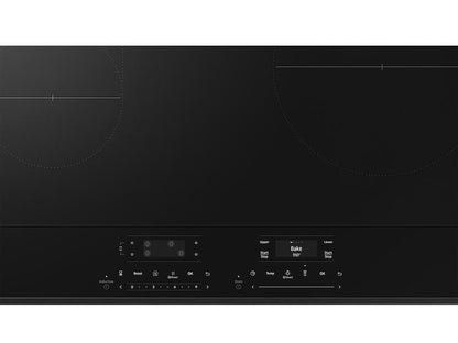 Samsung NSI6DG9550SR Bespoke Smart Slide-In Induction Range 6.3 cu. ft. with Flex Duo™ & Ambient Edge Lighting™ in Stainless Steel