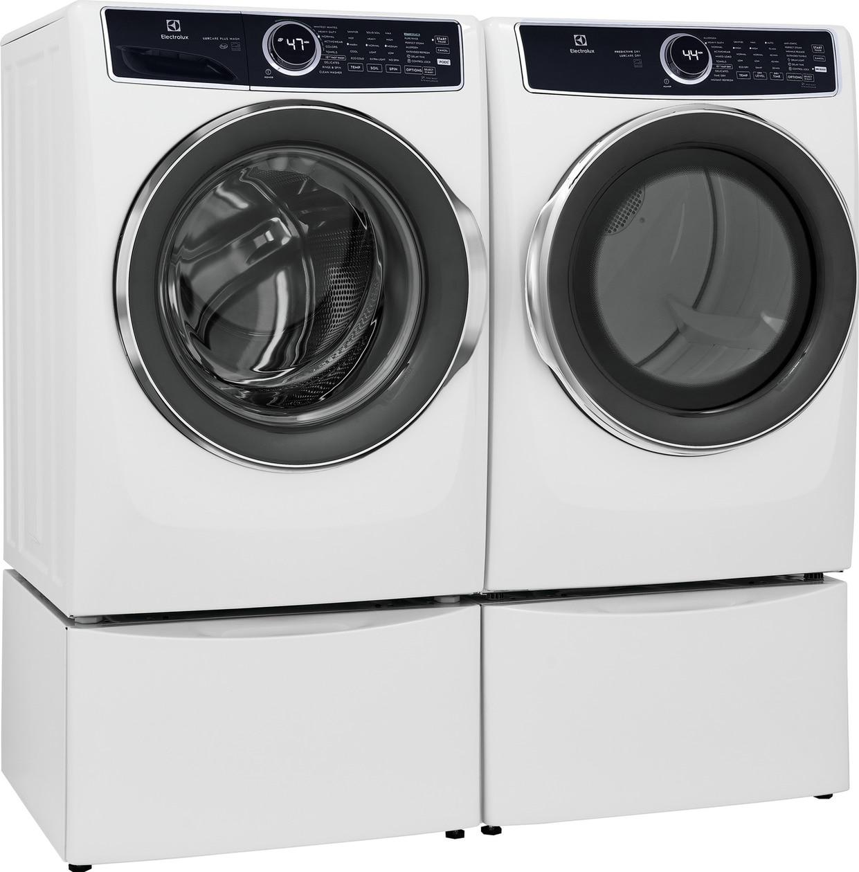 ELFE7537AW Electrolux Front Load Perfect Steam™ Electric Dryer with Predictive Dry™ and Instant Refresh - 8.0 Cu. Ft.