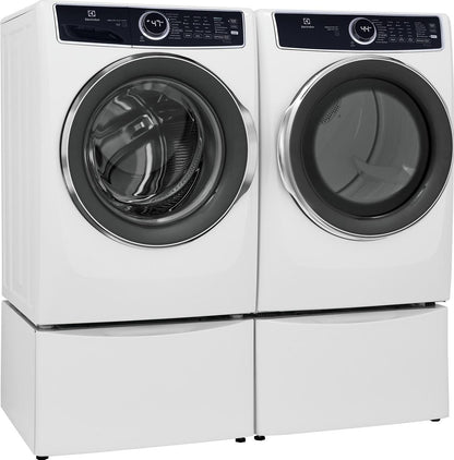 Electrolux ELFE7537AW Front Load Perfect Steam™ Electric Dryer with Predictive Dry™ and Instant Refresh - 8.0 Cu. Ft.