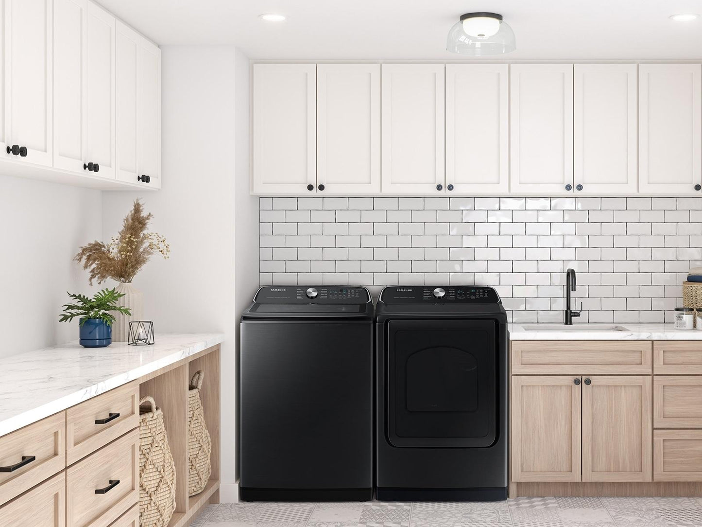 Samsung DVG55CG7100V Top Load Gas Dryer Steam Sanitize+  Sensor Dry  7.4 cu.ft.