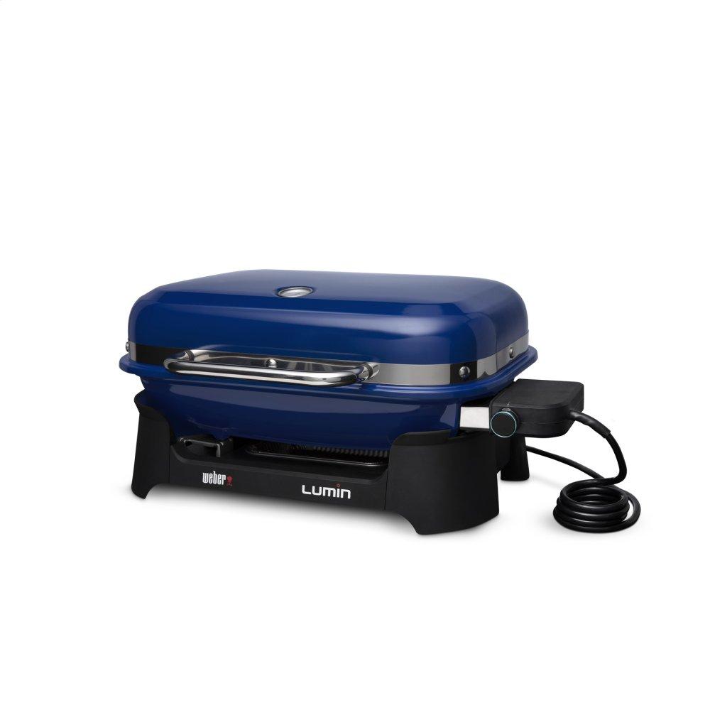 Weber Lumin Electric Grill - Deep Ocean Blue