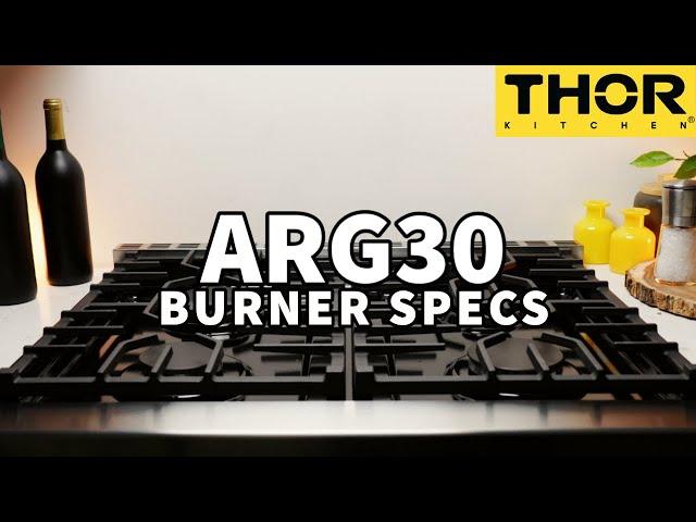 ARG30LP Thor Kitchen 30-inch Contemporary Professional Liquid Propane Range - Arg30lp