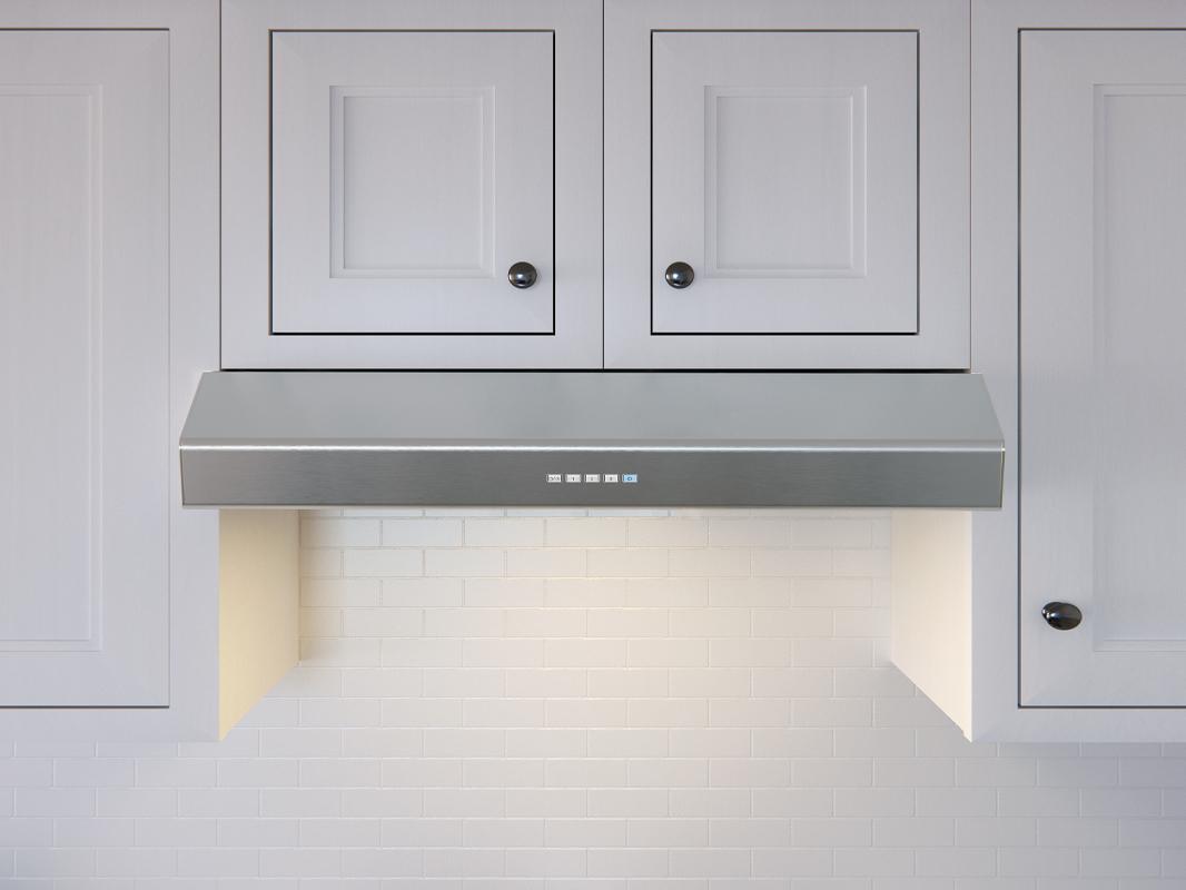 AK1236CB Breeze II, Under Cabinet, 36", Black, LED
