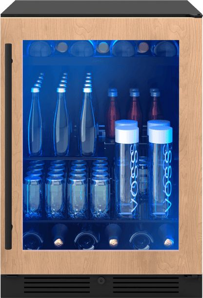 Zephyr PRB24C01CPG Presrv Bev Cooler, 24in UC, Panel Ready+Gls, 1Z