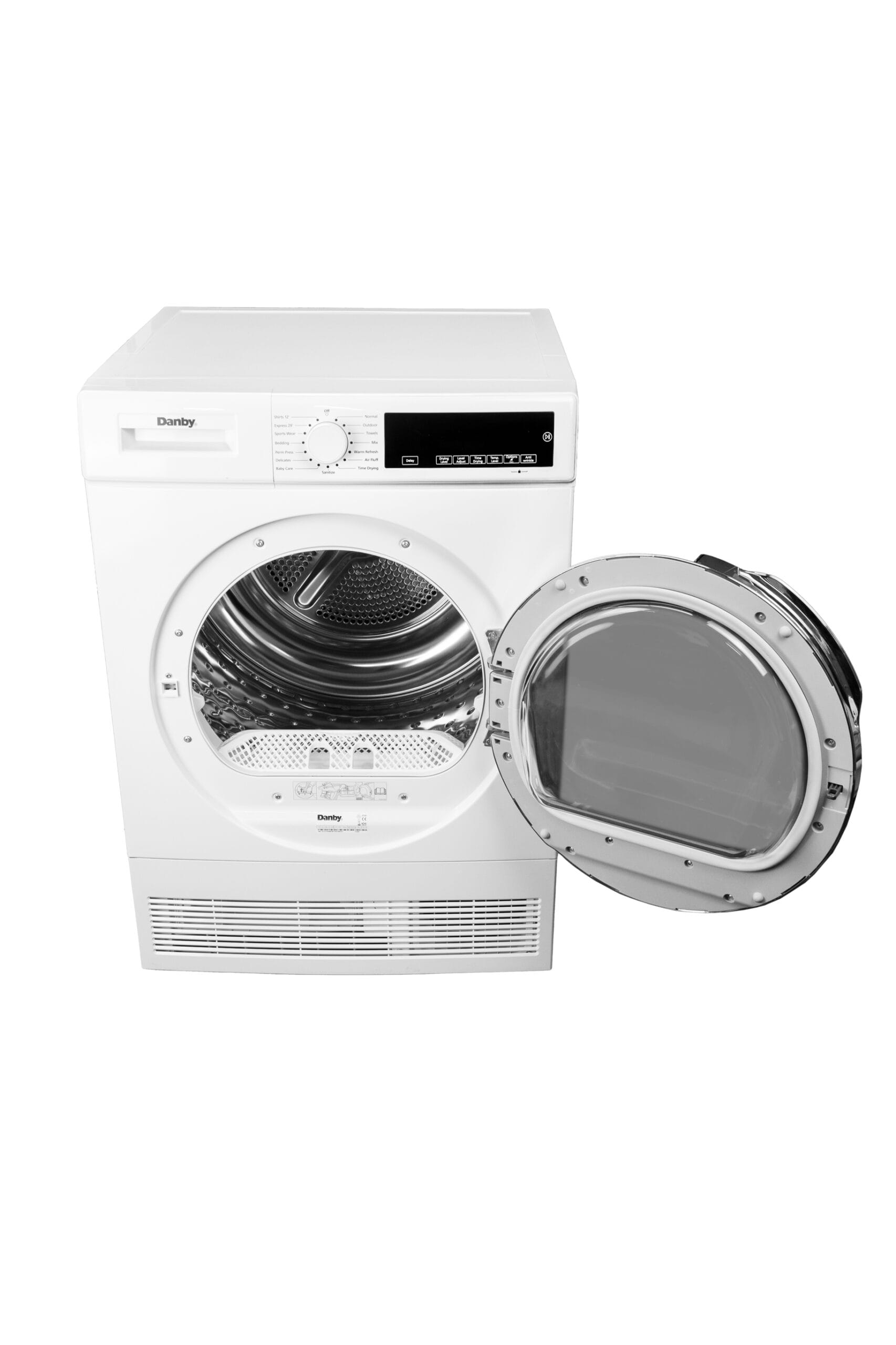 DDY040D4WDB Danby 24-inch, 4.0 cu ft. Stackable Compact Condensing Sensor Dryer in White