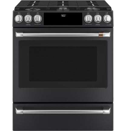 Cafe CXFCGHKPMSS CAF(EBACK)™ Front Control Gas Knobs and Handles - Brushed Stainless