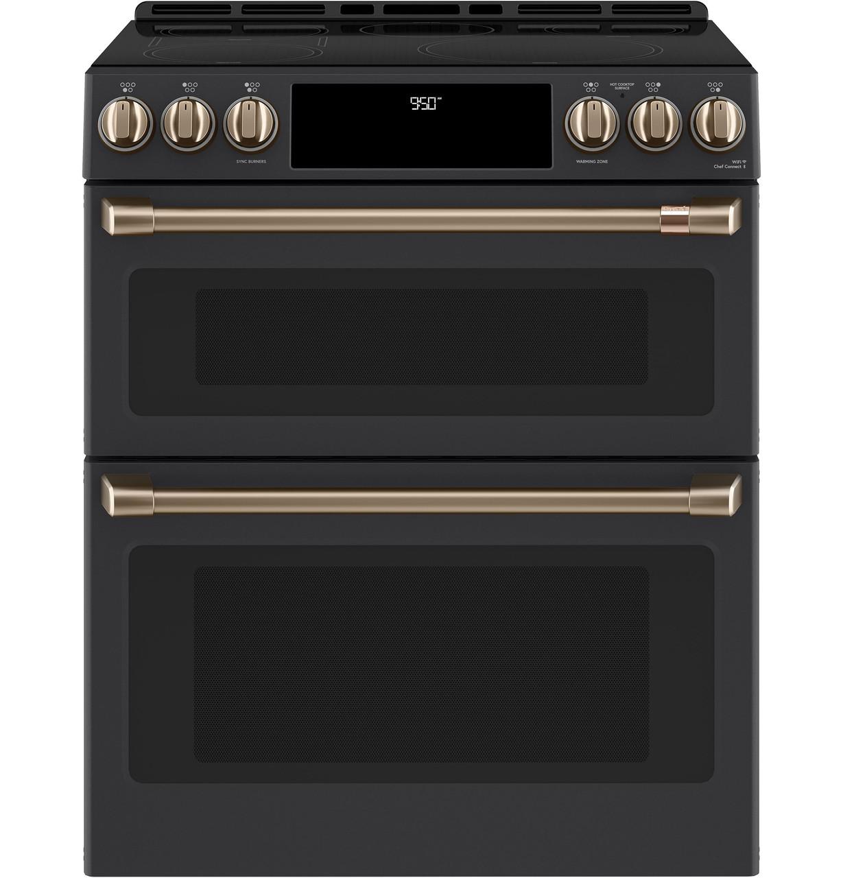 Cafe CXFCHHKPMBZ Caf(eback)™ Front Control Induction Knobs and Handles - Brushed Bronze