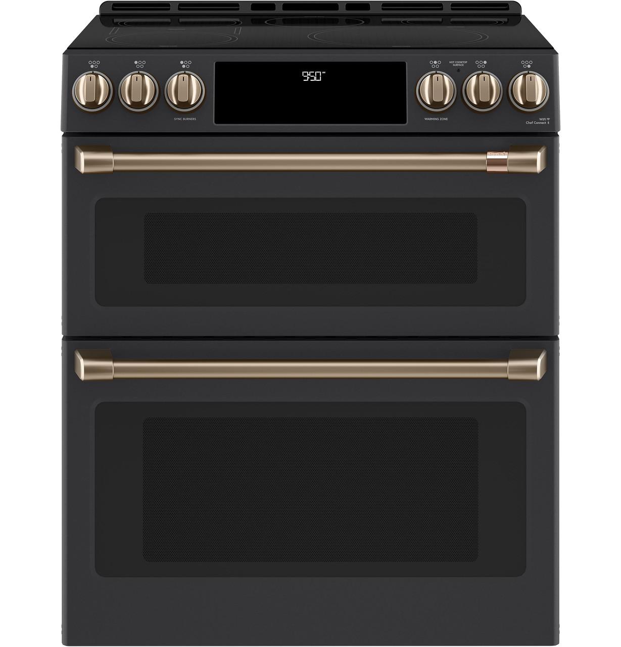 Cafe CXFCHHKPMBZ CAF(EBACK)™ Front Control Induction Knobs and Handles - Brushed Bronze