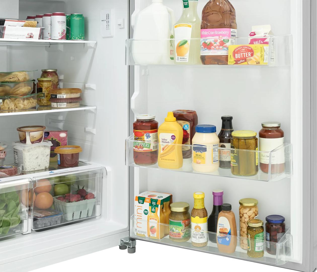Frigidaire FRTE2223AV 22 Cu Ft Garage Ready Top Freezer Refrigerator