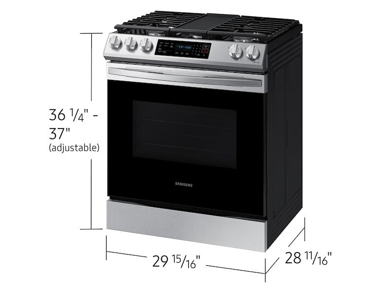 Samsung 6.0 cu. ft. Smart Slide-in Gas Range with Air Fry