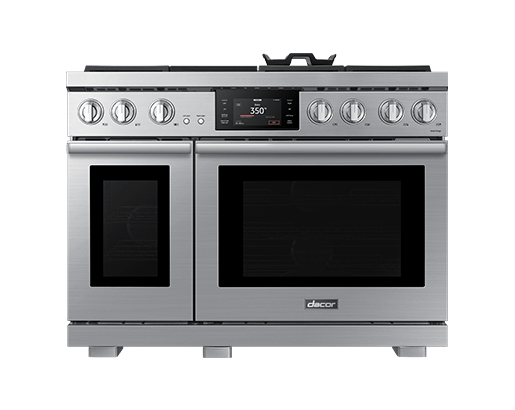 Dacor DOP48T963DS 48" Dual-Fuel Range, Silver Stainless, Natural Gas/Liquid Propane