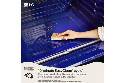 Lg LDGL6924Y 6.9 cu. ft. Smart Gas Double Oven Freestanding Range with ProBake Convection®, Air Fry & Air Sous Vide