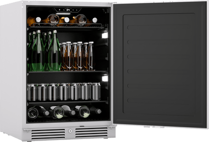Zephyr PRB24C01ASOD Presrv Bev Outdoor Cooler, 24in UC, SS, Lock, 1Z