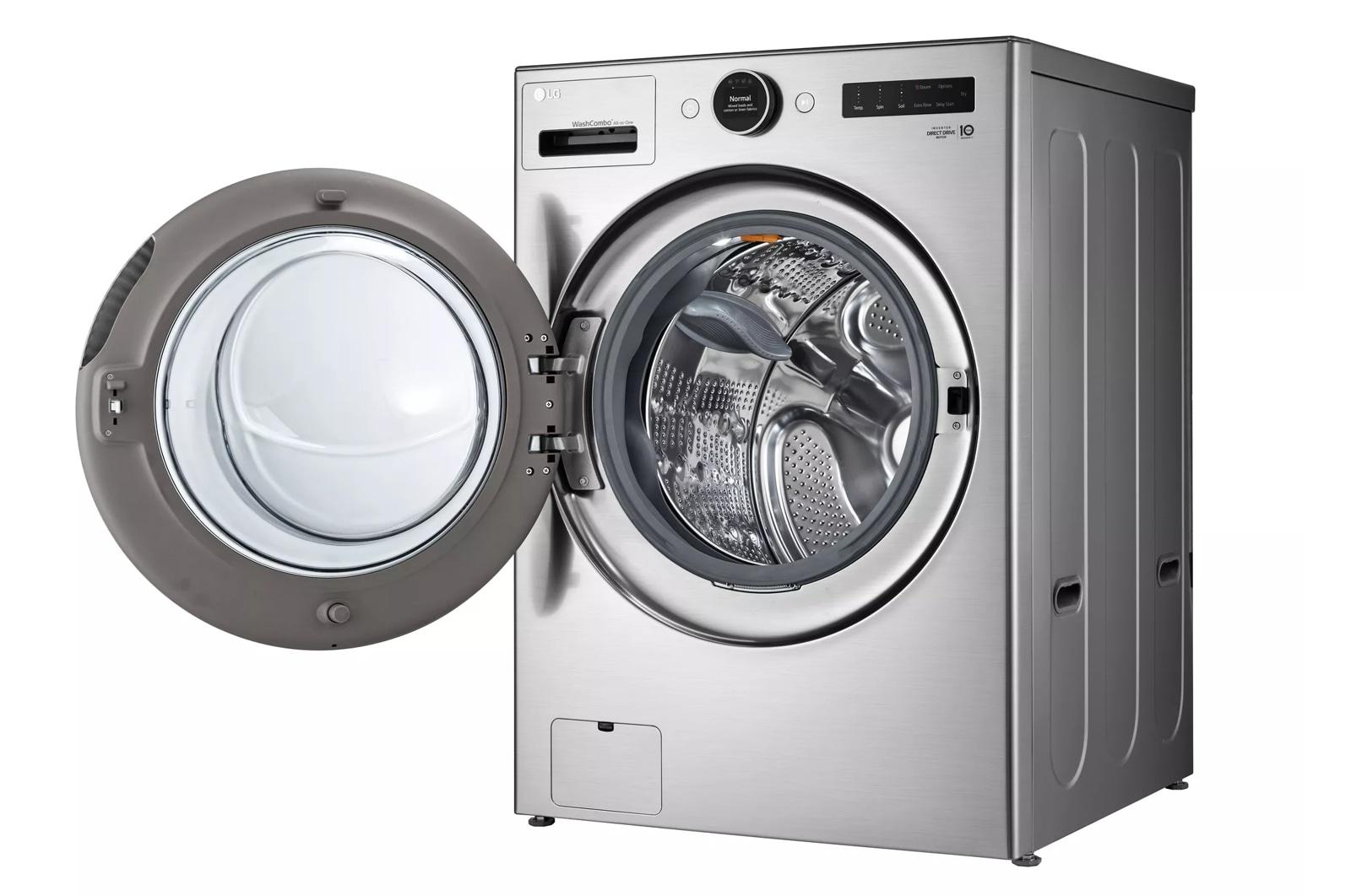 Lg WM6998HVA Ventless Washer/Dryer Combo LG WashCombo™ All-in-One 5.0 cu. ft. Mega Capacity with Inverter HeatPump™ Technology and Direct Drive Motor