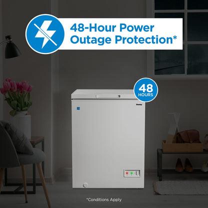 DCF050A5WDB Danby 5.0 cu. ft. Square Model Chest Freezer in White