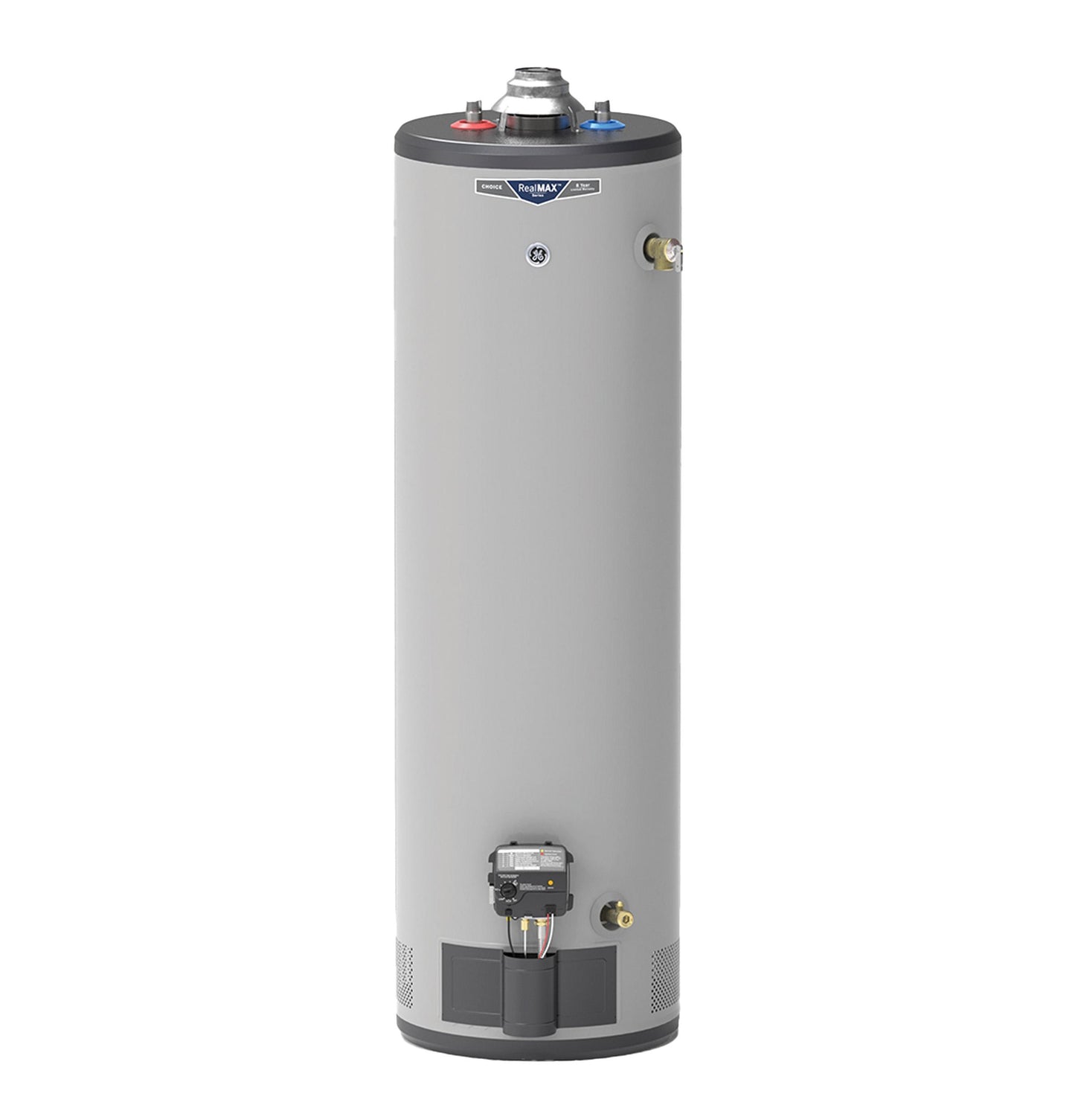GG30T08BXR GE RealMAX Choice 30-Gallon Tall Natural Gas Atmospheric Water Heater