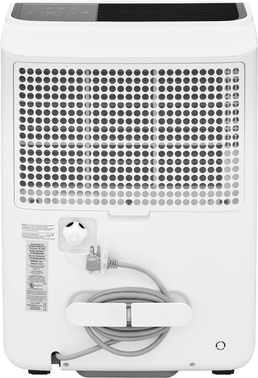 Frigidaire FHDP6033W1 60 Pint Built-In Pump Dehumidifier