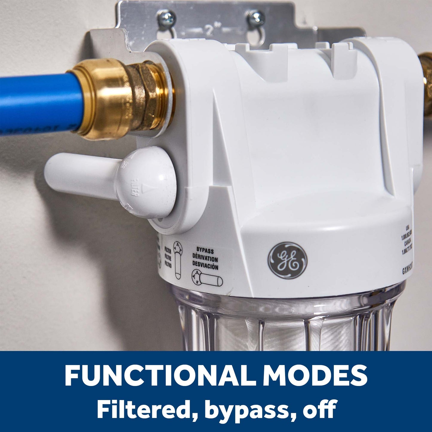 GXWH20T GE WHOLE HOUSE WATER FILTRATION SYSTEM