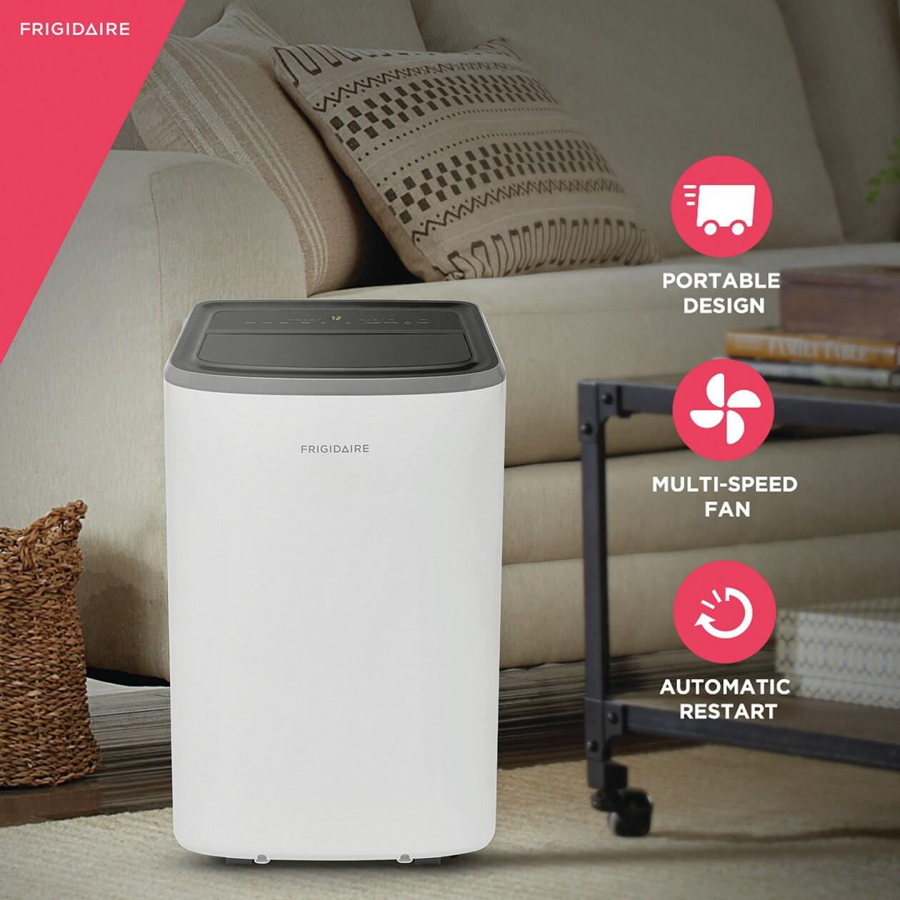 Frigidaire FHPW142AC1 3-in-1 Connected Portable Room Air Conditioner 14,000 BTU (ASHRAE) / 10,000 BTU (DOE)