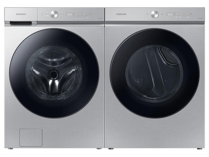 Samsung DVE53BB8700T Bespoke 7.6 cu. ft. Ultra Capacity Electric Dryer with Super Speed Dry and AI Smart Dial in Silver Steel