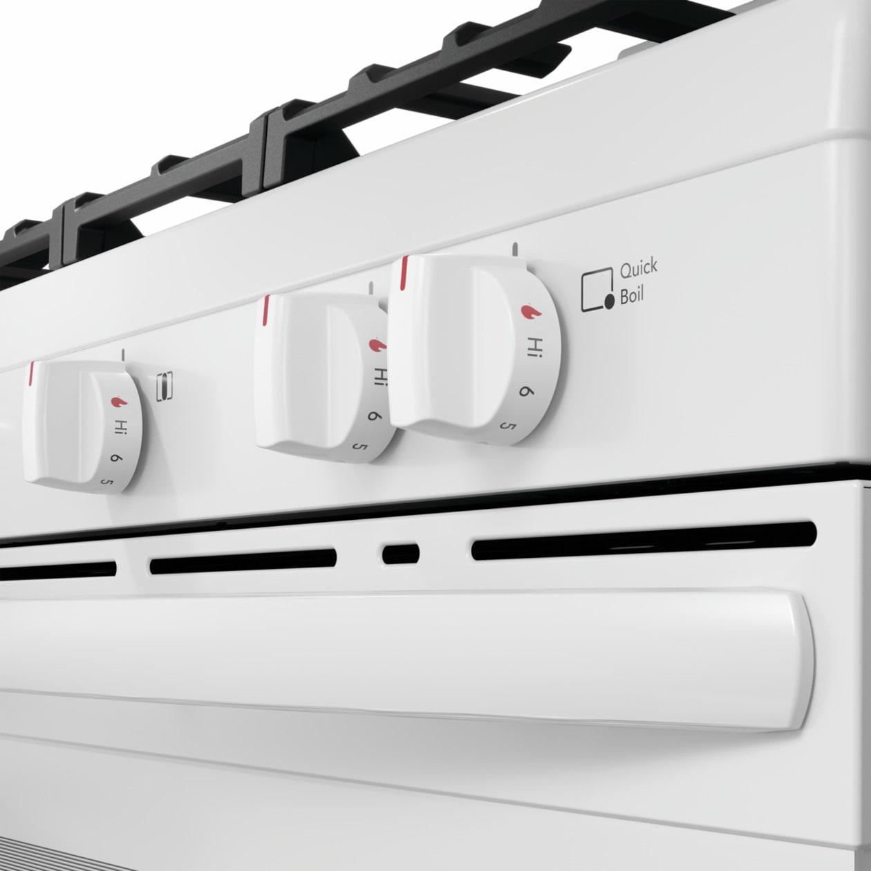 Frigidaire FCRG3062AW 30" Gas Range with Quick Boil