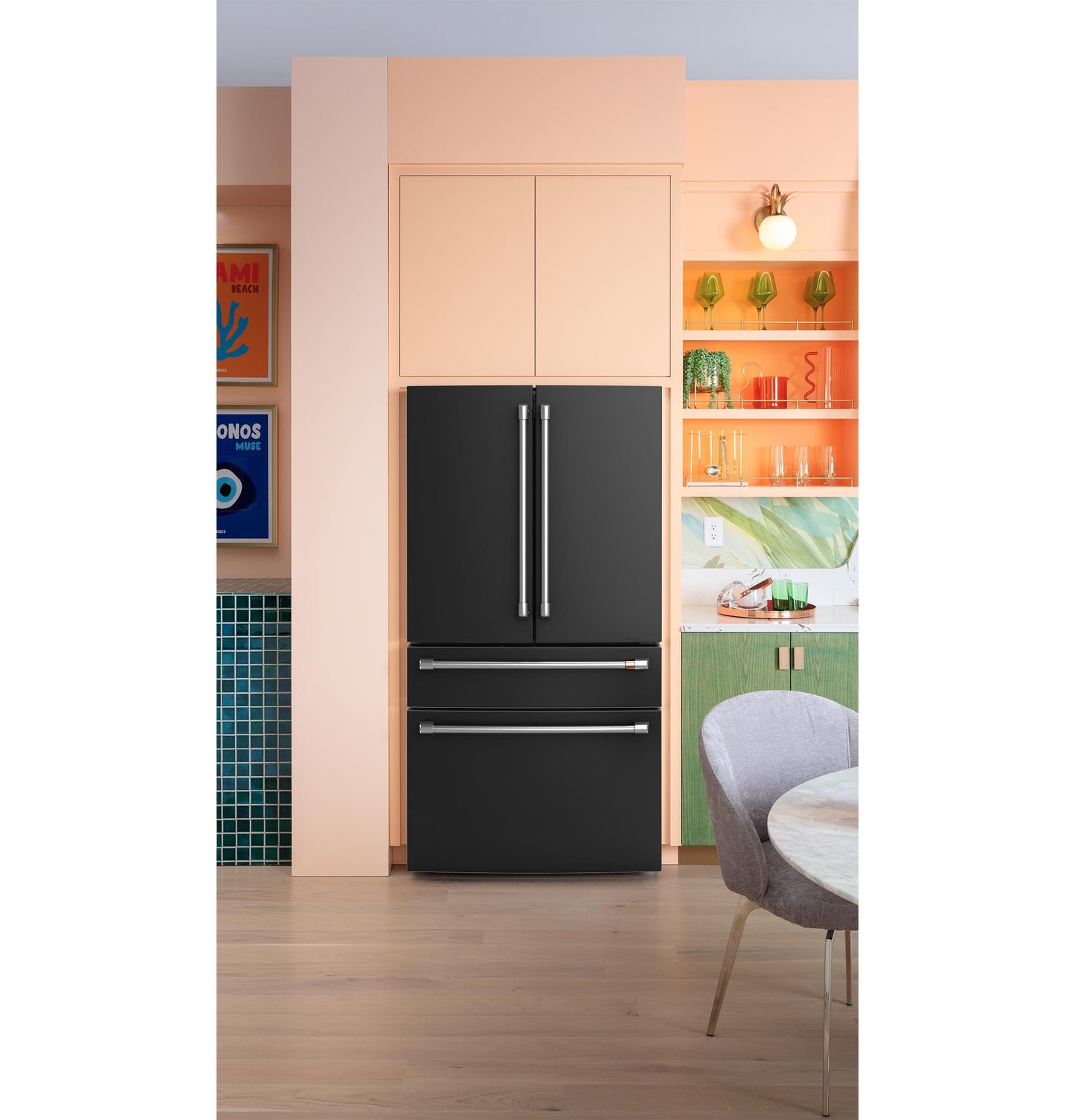 Cafe CJE23DP3WD1 CAF(EBACK)™ ENERGY STAR® 23.2 Cu. Ft. Smart Counter-Depth 4-Door French-Door Refrigerator With Dual-Dispense AutoFill Pitcher