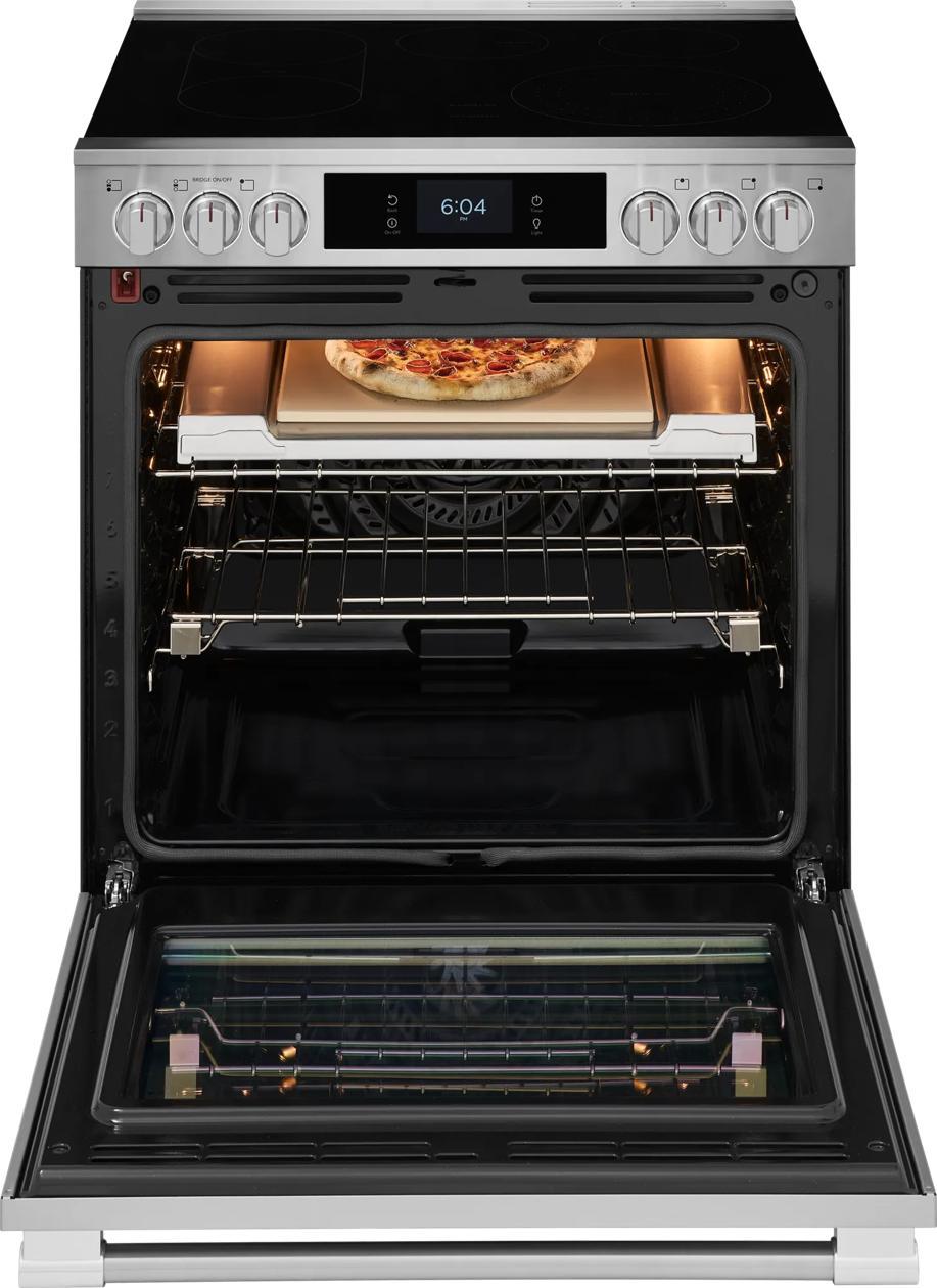Frigidaire PCFE3085BF 30" Electric Range with Stone-Baked Pizza