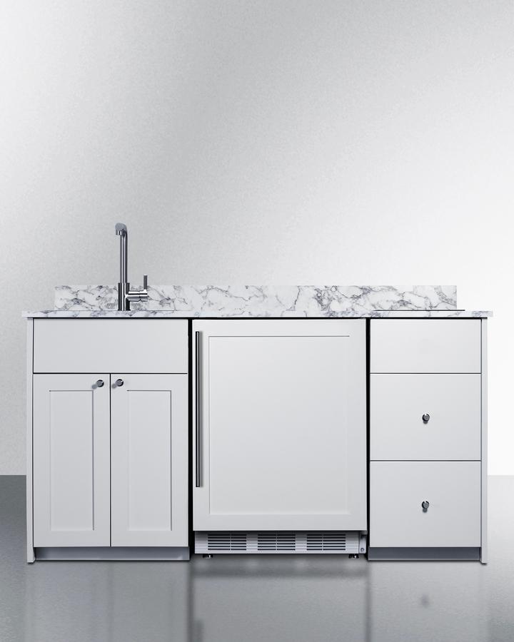 Summit CALDERAWH33ISINKL Turnkey Caldera Kitchen, ADA-compliant