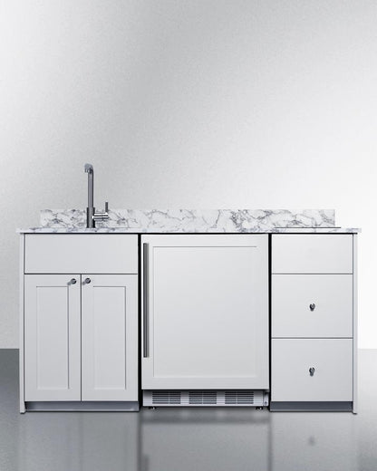 Summit CALDERAWH33ISINKL Turnkey Caldera Kitchen, ADA-compliant