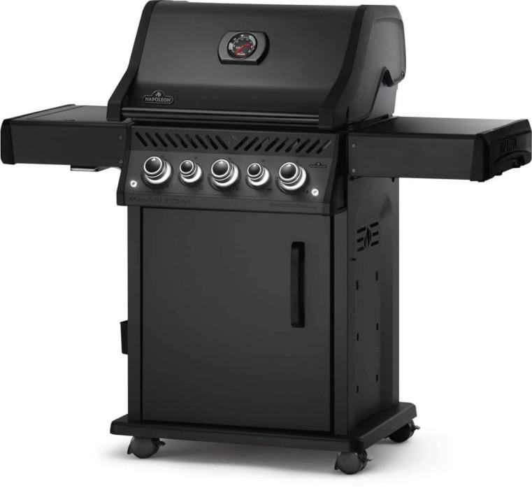 Napoleon Bbq RSE425RSIBNK1PHM Phantom Rogue SE 425 RSIB with Infrared Side and Rear Burners , Natural Gas, Satin Black