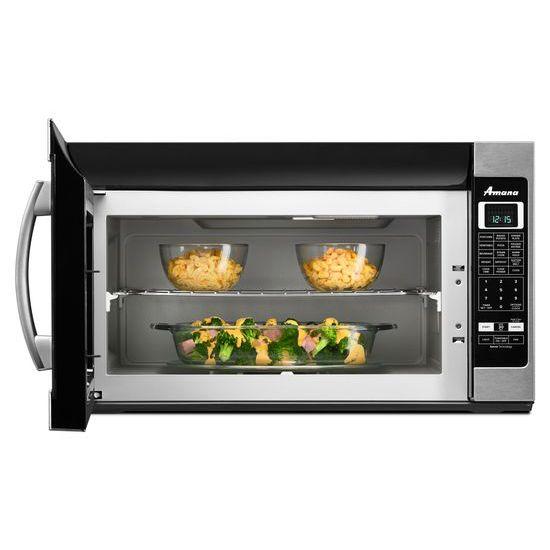 2.0 Cu. Ft. Over-the-Range Microwave with Sensor Cooking - stainless steel