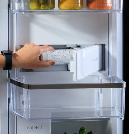 PJE23BYWFS GE Profile™ ENERGY STAR® 23.2 Cu. Ft. Smart Counter-Depth Fingerprint Resistant 4-Door French-Door Refrigerator