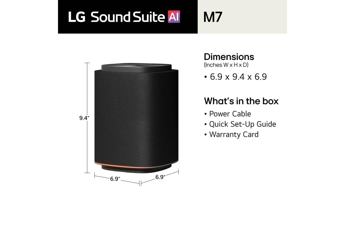 Lg M7 Sound Suite M7  Wireless Speaker  Dolby Atmos FlexConnect  Premium Spatial Audio