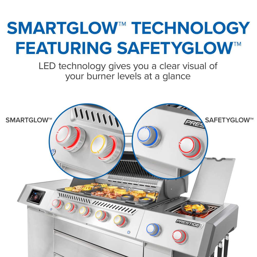 Napoleon Bbq PRO665VXRSIBPSS Prestige PRO 665 Elite with Smart Technology & Electric Smoker Box , Propane, Stainless Steel